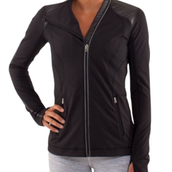 Lululemon Womens 8 Run: Track Time Jacket Black - Picture 1 of 16